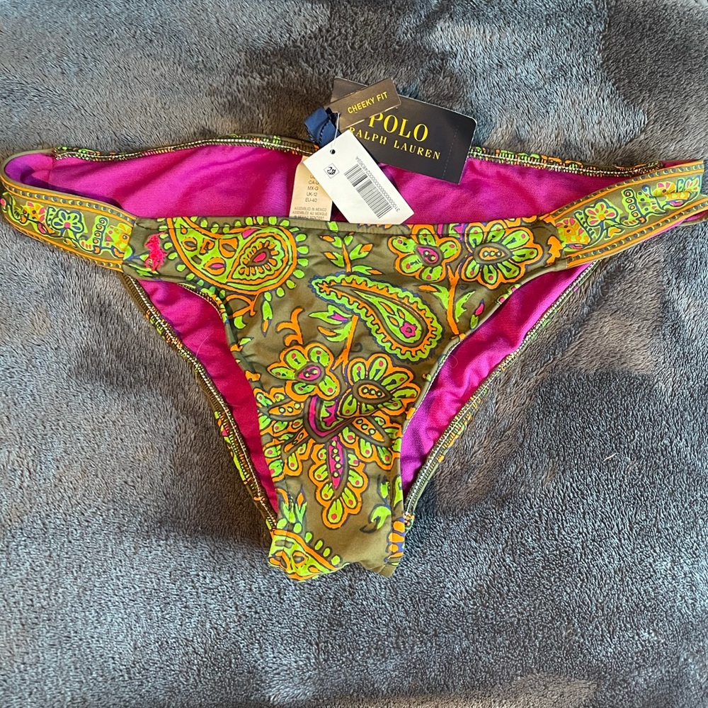 Ralph Lauren Paisley Size L Women’s Swim Bottoms